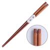 Utensilios de Cocina Palillos de Madera Estilo Japonés Cuchillo de Hierro Palillos Envueltos para Restaurante de Madera Madera Maciza Palillos Domésticos Puntiagudos con Grabado