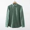 ¡Elección del diseñador! ¡Tela lavada de peso pesado! Camisa casual de manga larga retro estilo japonés para hombre Otoño 2026