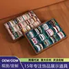 Bandeja de almacenamiento de cuero con veta de madera vintage en stock para pulseras hechas a mano, bandeja para joyas de pulseras de cristal, accesorios para pulseras y bandeja de exhibición para cuentas budistas