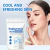 Mascarilla de ácido hialurónico en polvo transfronteriza hidratante red de piel suave película de polvo desalinización líneas finas polvo de mascarilla recubierto