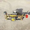 Cortacésped modificado con una bomba de agua, pulverizador agrícola, cabezal de bomba de mochila a gasolina, alta presión, sin aceite, con cámara de aire