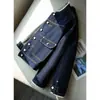 Chaqueta de Mezclilla Lavada Vintage, Corte Holgado para Mujer, Nuevo Estilo, Moda Primavera 2026, Abrigo Corto de Mezclilla para Mujer
