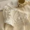 Calcinhas de renda com seda gelada para meninas, calcinhas femininas sem costura de secagem rápida, confortáveis e respiráveis, forro 100% algodão, algodão para bebês Classe A