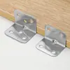 Acessórios de ferragens de conexão de aço inoxidável película de divisória de banheiro cantoneira ângulo reto suporte fixo espesso móveis