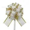 Nuevo Modelo Transfronterizo Amazon 30 # Flor de Bola Tridimensional Cepillada Chapada en Oro para Empaque de Regalo para Fiestas y Navidad.