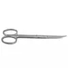Tijeras pequeñas curvas de acero inoxidable tijeras para pegatinas de párpado doble 11.5cm maquillador con herramientas de belleza al por mayor