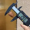 Pingente Irregular de Caroço de Pêssego Acessório DIY Pulseira Espaçador de Contas Corda Pingente Acessório Criativo