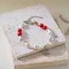 Europa y Estados Unidos transfronterizo nuevo cola de pez caracola cuentas de arroz pulsera playa estrella de mar colgante concha cuentas de cristal pulsera venta al por mayor