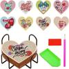 Suministro Exclusivo Transfronterizo de Posavasos DIY de Pintura de Diamantes, Manteles Individuales Redondos, Manteles Individuales Creativos Navideños de Mandala para Niños