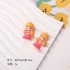 Accesorios de resina de dibujos animados para bricolaje, 11 piezas, pegamento de crema de princesa, pinza para el cabello hecha a mano, funda para teléfono móvil, hebilla de zapato, lote de accesorios