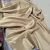 Tela de Satén de Cristal Reflectante Líquido Super Brillante Vestidos de Noche Sedosos Chaquetas Trajes Abrigos Largos Tela de Diseñador