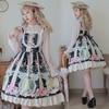 Vestido JSK de Tirantes Estilo Japonés para Chica Suave Lolita Largo Medio Vestido Diario Lolita Chica Lolita