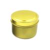 Varejo Spot Transfronteiriço 120ml Universal Dourado e Prateado 4 oz Lata Selada de Vela Perfumada Caixa de Folha de Flandres Atacado