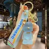 Celebridade da Internet Criativo Fantasia Resina Cristal Urso Violento Chaveiro Presente de Casal Carro Bolsa Pequeno Pingente Atacado