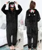 Pijama de Franela para Hombre y Mujer Kulomi Ao Bing Sonic Animal de Dibujos Animados para Otoño e Invierno