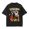 Camiseta Vintage Lavada Unisex Artista de Música Pop Bruno Transfronterizo 230GB Belleza de Marte Asombro