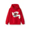 Ropa Infantil Balabala Sudadera de Manga Larga para Niños Camiseta Básica Infantil con Capucha de Primavera Top Elegante Holgado Moda Tendencia