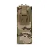 Bolsa Tática para Acessórios Externos Porta-Walkie-Talkie Molle Bolsa para Garrafa de Água Camuflada