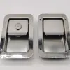 Ms858A Candado para Caja de Herramientas de Remolque RV Camión Cerradura de Caja de Acero Inoxidable Pulido Cerradura de Caja Integrada Cerradura Anticolisión