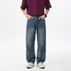 Ropa para Hombre Maple House / 2026 Primavera/Otoño Nuevos Jeans Rectos Holgados de Calle Americana para Hombre, Pantalones Largos Retro