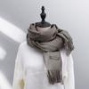 Cachecol Feminino Versátil Super Macio Xale Cachecol de Caxemira Cor Pura Outono e Inverno Fabricante Transfronteiriço Atacado Presentes