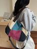 Comercio Exterior Transfronterizo Al por Mayor Bolso de Hombro Grande de Lona Bolso Cruzado Retro con Retazos para Mujer Bolso de Viaje para Mujer de Venta Caliente Almacenamiento