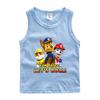 Chaleco infantil del equipo Wang Wang, sin mangas, top atractivo para niño, verano 2022, ropa fina transpirable con dibujos animados y agradable para la piel para niña