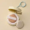 Esponja de aire para maquillaje con forma de gota de agua, esponja para el pulgar sin látex, doble uso para seco y húmedo, esponja de polvos, esponja para el dedo para cushion