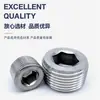 Tengxin Plug de Aço Inoxidável 304 Rosca Externa Sextavado Interno Cabeça de Tubo de Rosca Externa Tampa de Passa-Muro 4 Pontos 6 Pontos