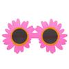 Gafas de sol personalizadas al por mayor con forma de flor de margarita, accesorios de decoración divertidos para fotos de fiesta de cumpleaños, gafas de girasol