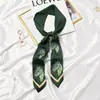 Lenço de seda pequeno longo faixa de cabelo lenço de fita Coreia do Sul primavera e outono cinto versátil lenço decoração de pescoço protetor solar fino feminino