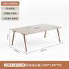 Mesa de conferencias de oficina, mesa larga, sencilla y moderna, combinación de mesa y silla para sala de conferencias, mesa de conferencias pequeña, mesa de negociación para recepción