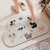Yunduo Felpudo para Baño de Lodo Diatomeas Alfombrilla Absorbente Especial para Baño Alfombrilla de Pies de Secado Rápido Alfombrilla Antideslizante de Alta Calidad Alfombra de Baño