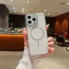 Funda magnética fina de círculo dos en uno para teléfono, adecuada para Apple 16, color caramelo, iPhone 15 Promax, cubierta protectora anticaídas