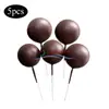 Bolas para Decoración de Pasteles de 10 Piezas, Bolas Doradas y Plateadas, Bolas Navideñas Estilo Ins, Bolas Doradas, Inserts para Repostería, Decoraciones para Pasteles de Boda y Cumpleaños