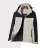 Chaqueta de Trabajo Impermeable a Prueba de Viento para Exteriores Personalizada Tres en Uno con Logo Impreso Bordado de Bloques de Color de Alta Calidad