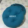 Funda de Cojín Redonda para Taburete de Color Sólido Tela Funda de Cojín para Taburete Alto Silla Tatami Barra Mostrador Banda Elástica Funda de Cojín Integrada