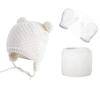 21 Bufanda nueva con forro polar, gorro cálido para niños, bufanda, guantes, traje de 3 piezas, comercio electrónico de fábrica transfronterizo, Amazon
