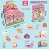 Juguete de juego infantil simulación de comida cocina caja registradora accesorios traje niñas instituciones de formación caja de regalo al por mayor