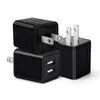 Carregador certificado porta dupla USB 5V 2A cabeça de carregamento certificada padrão americano adaptador de porta dupla