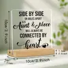 Adornos de Soporte Acrílico Transfronterizo, Artesanías Personalizadas, Decoraciones de Mesa, Día de la Madre, Día del Padre, Halloween, Regalos de Navidad