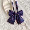 Collar flor uniforme escolar JK lazo estilo universitario japonés coreano forma de corazón moño de boxeador fábrica en stock mayoreo
