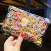 Diadema Casual Femenina Estilo K Anillo para Cabello Fino Popular Ins Cabello Banda Elástica Pequeña Diadema Elegante para Niña Cuerda para el Cabello