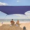 Toldo transfronterizo a prueba de explosiones sombrilla impermeable tienda de campaña de playa 4 postes fuertes anti-radiación