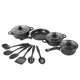 Conjunto de Panelas de Treze Peças Mais Vendido Transfronteiriço, com Espátulas, Panelas de Sopa Antiaderentes, Panelas de Leite, Frigideiras, Panelas de Pedra de Arroz Médicas, Conjuntos de Panelas com Várias Peças