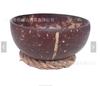 Planta Cuenco de Cáscara de Coco Sudeste Asiático Vietnam Cuenco de Cáscara de Coco Cuchara de Madera Planta Carnosa Cuenco de Coco Cuenco Redondo Olla para Carne