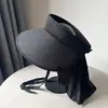 Chapéu de Sol de Aba Larga para Mulheres, Proteção UV, Chapéu de Sol com Top Aberto, Chapéu de Sol que Cobre o Rosto para Viagens à Praia, Novo Modelo 2026