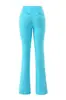 Conjunto de Jaqueta Curta com Capuz e Zíper Estampada com Letras e Calça Slim-Fit iamgia com Costura Contrastante