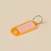 Etiqueta de Chave, Adesivo de Etiqueta, Etiqueta de Item, Argola, Chaveiro de Metal, Clipe, Fio de Aço, Chave de Carro, Cristal