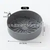 Bandeja de Silicona para Freidora de Aire Bandeja de Horneado de Silicona Cuadrada Horno de Microondas Bandeja para Asar Pollo Esterilla de Horneado Cuadrada Venta al por Mayor